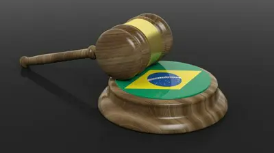 Uma imagem representando um livro aberto com uma balança de justiça, simbolizando a Teoria Jurídica como base para a busca da equidade e justiça no Brasil, com palavras-chave relacionadas ao redor.